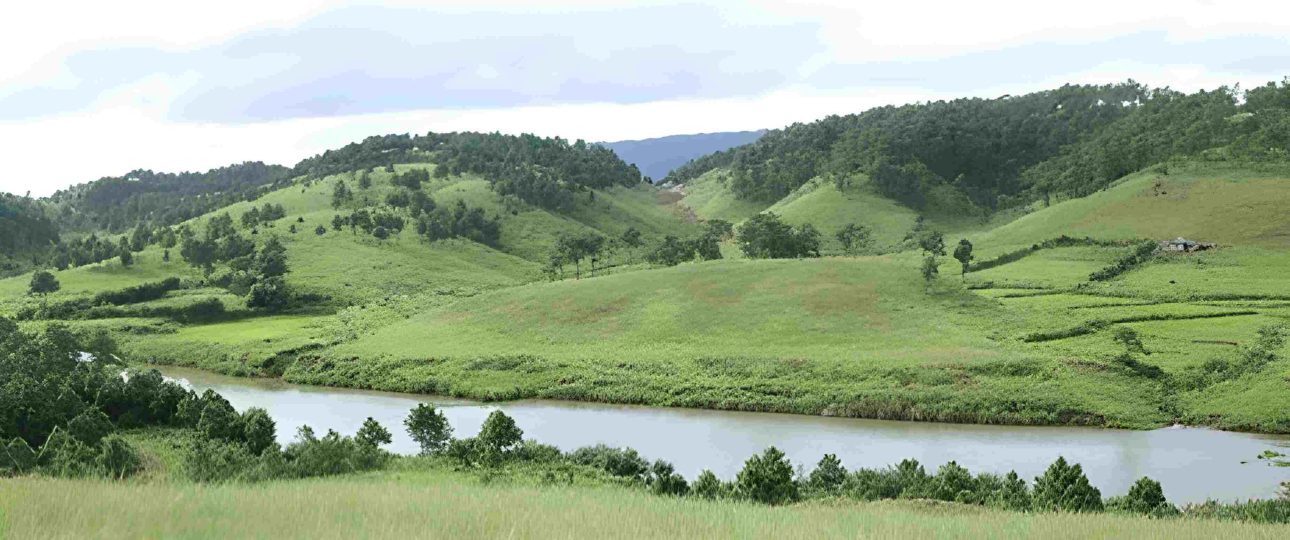 Kynshi river of Meghalaya