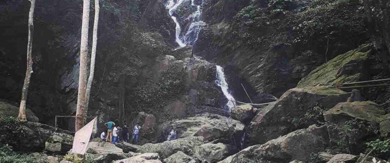 Akashiganga Waterfalls in Assam