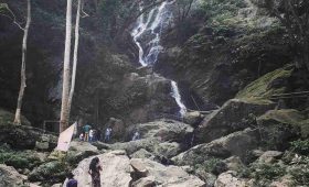 Akashiganga Waterfalls in Assam