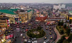 Shillong city near Elephant falls