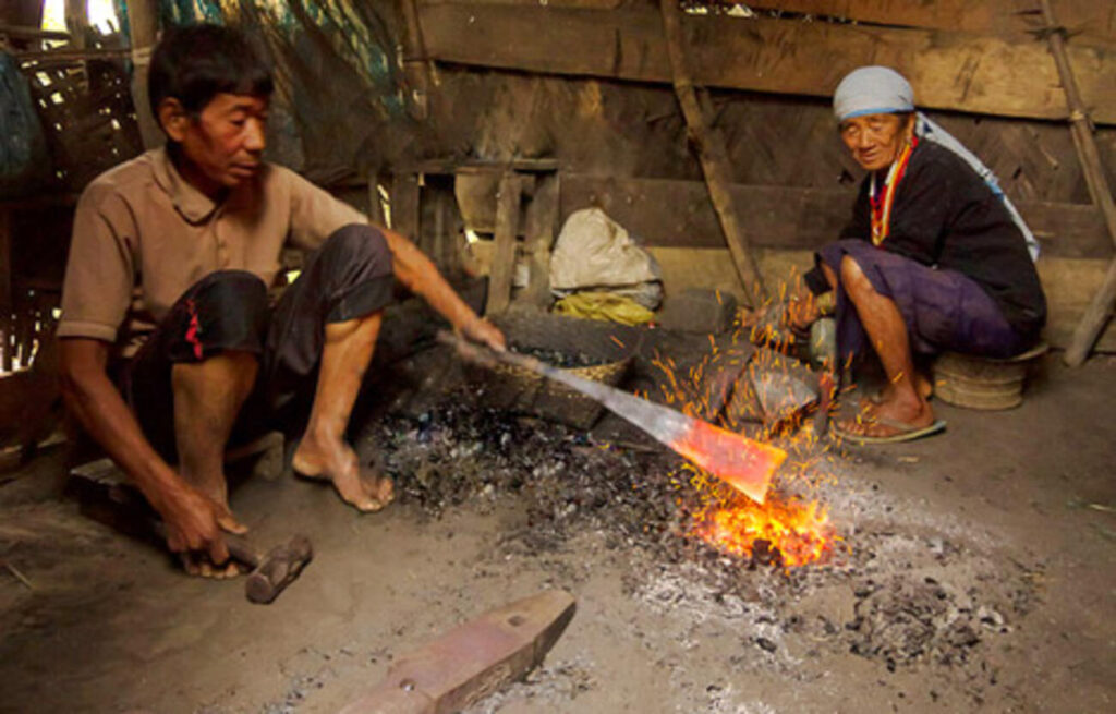 blacksmithy art of Nagaland