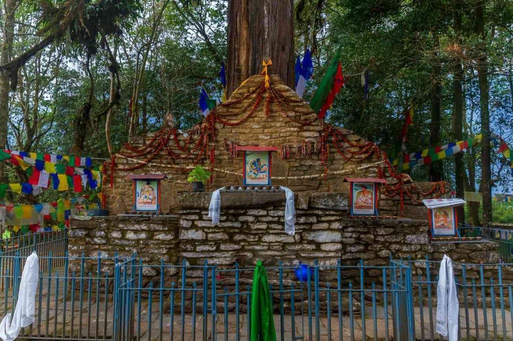 Coronation Throne of Norbugang one of the famous historical places of Sikkim