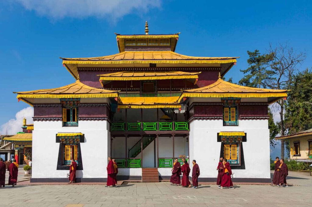 Enchey Monastery one of the famous historical places of Sikkim