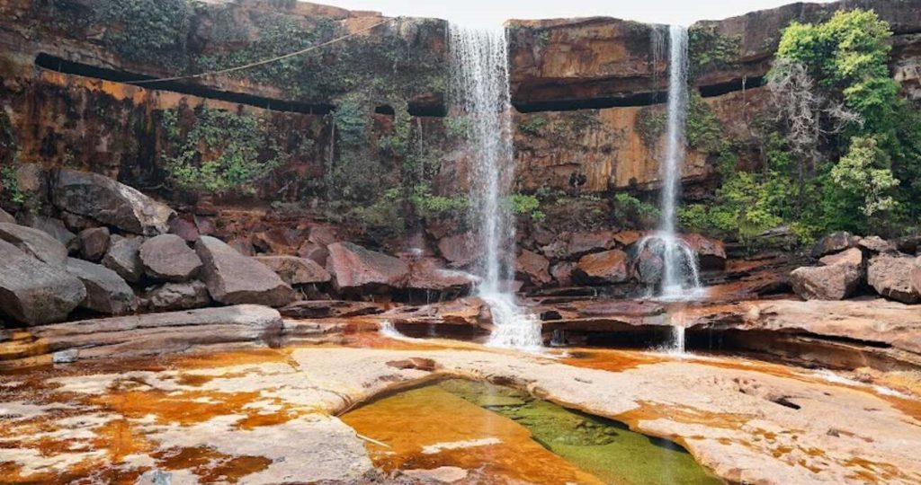 Phe Phe falls one of the best Jowai waterfalls