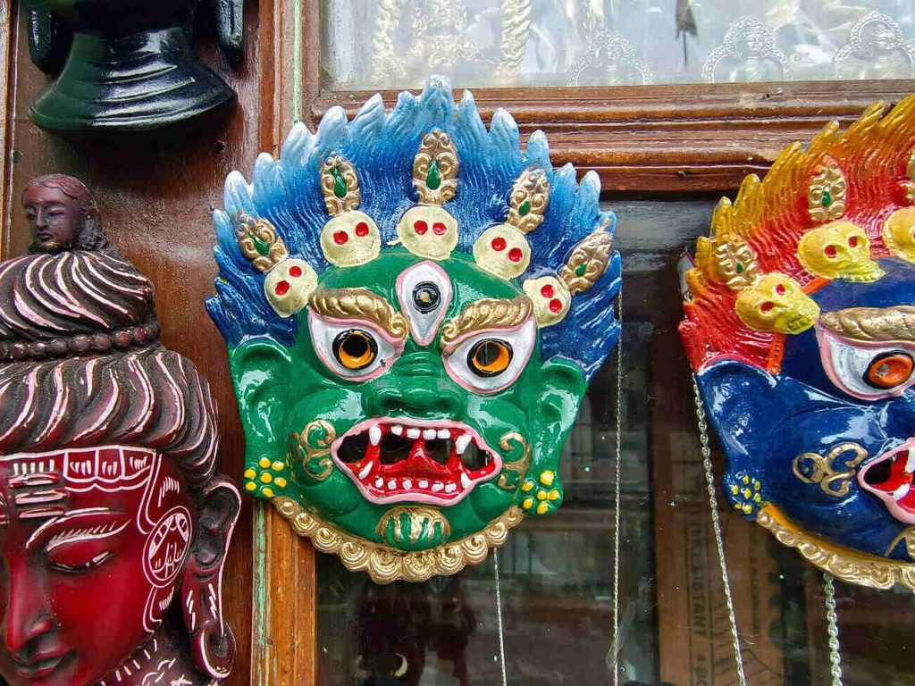 Statues and Masks one of Sikkim famous things