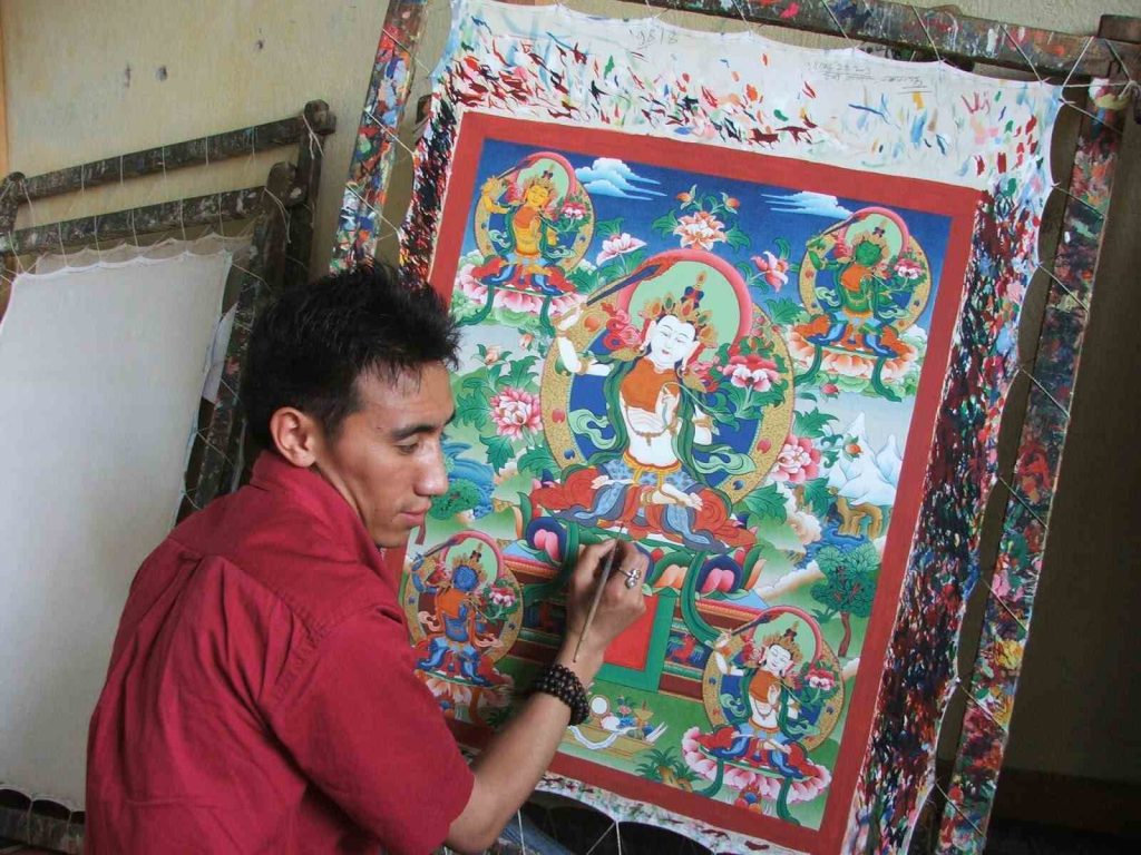 Thanka painting one of Sikkim famous things 1