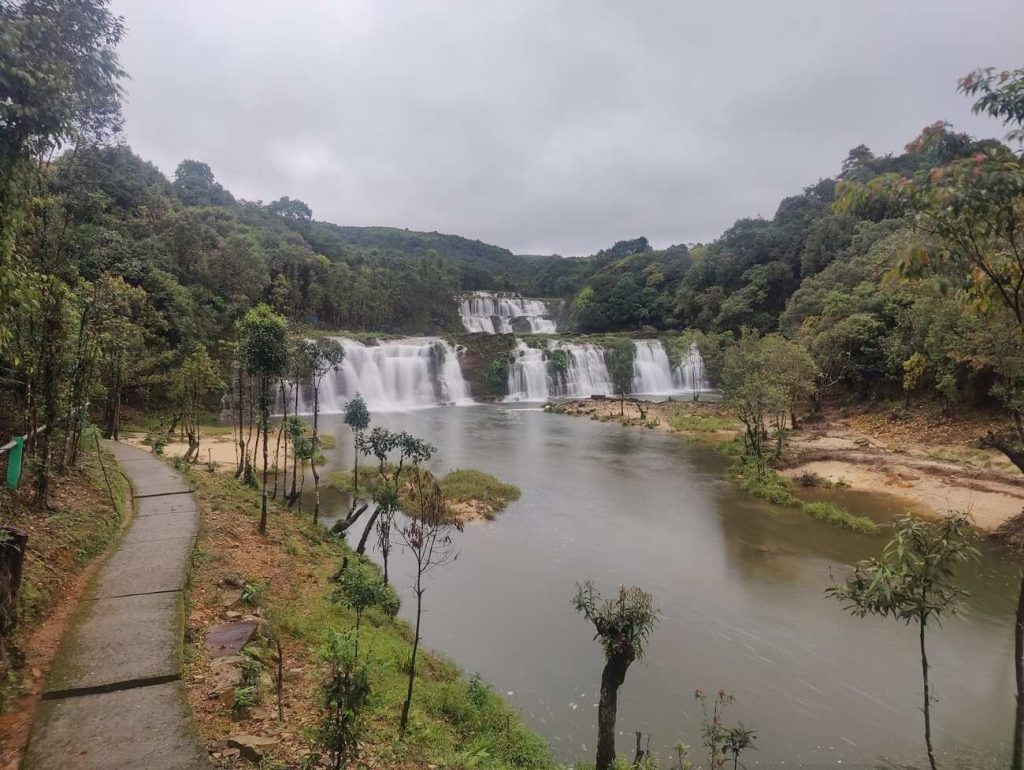 Wahrashi waterfall one of the best Jowai waterfalls