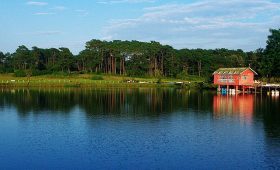 Relaxing at Thadlaskein Lake is one of the best things to do in Jowai