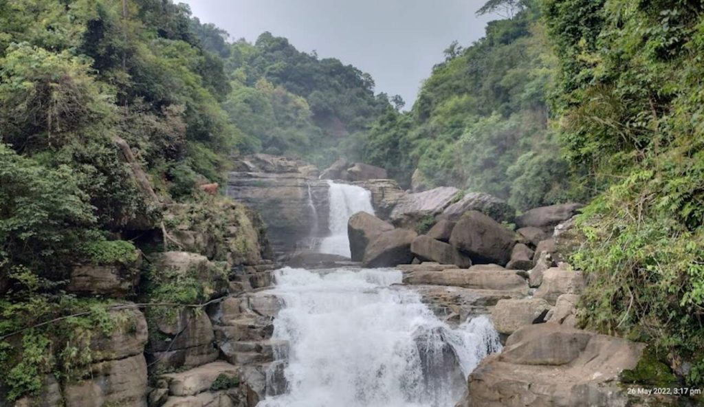 Trekking to Bophill Falls is one of the best thing to do in Jowai