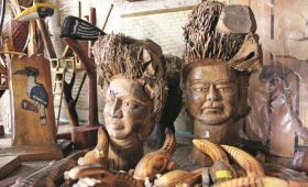 Wood Carvings handicraft of arunachal pradesh