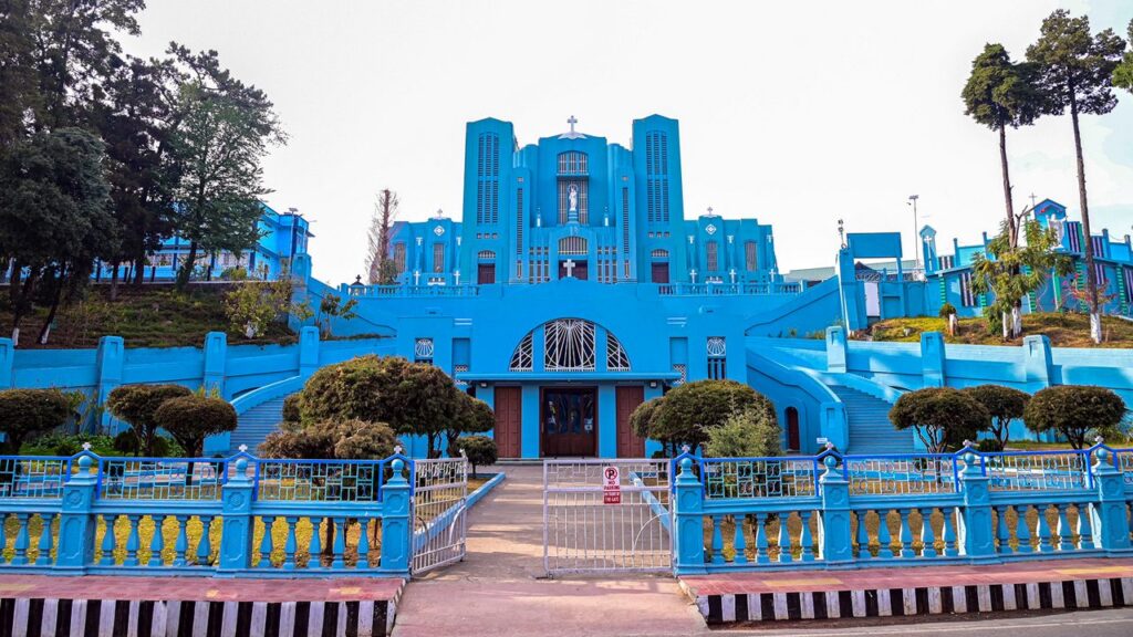 cathedral of mary help of christains shillong meghalaya