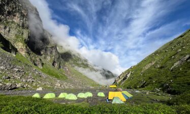 Hampta Pass Trek Campsite