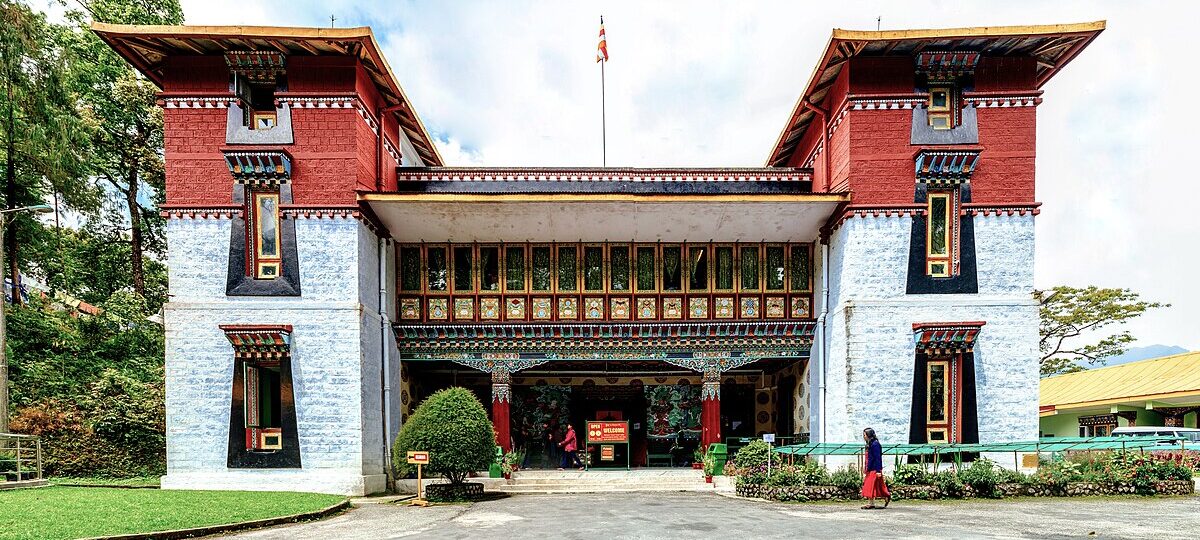 Namgyal Institute of Tibetology Front Panorama