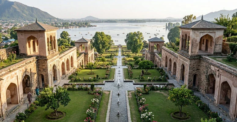 srinagar mughal garden